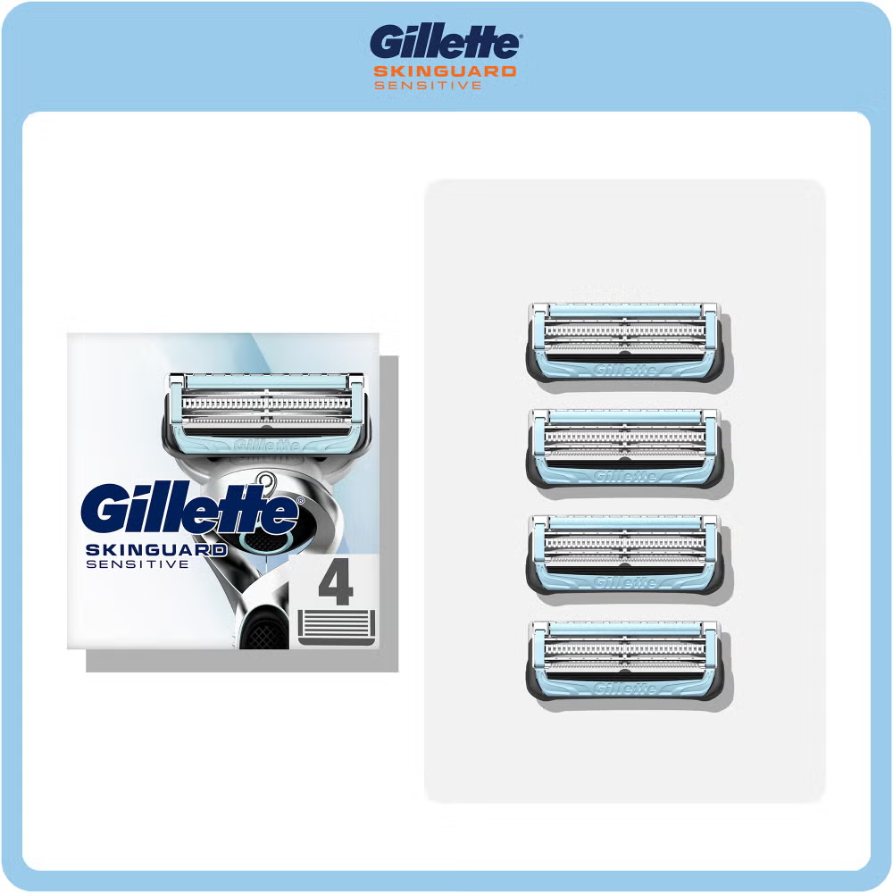 Gillette SkinGuard Sensitive Razor Blades (4 Pack) Image 1