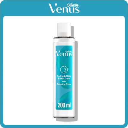 Venus Facial Hair & Skin Care Cleansing Primer for Dermaplaning