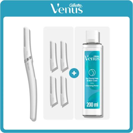Gillette Venus Facial Hair & Skin Essential Dermaplaning Shaving Kit