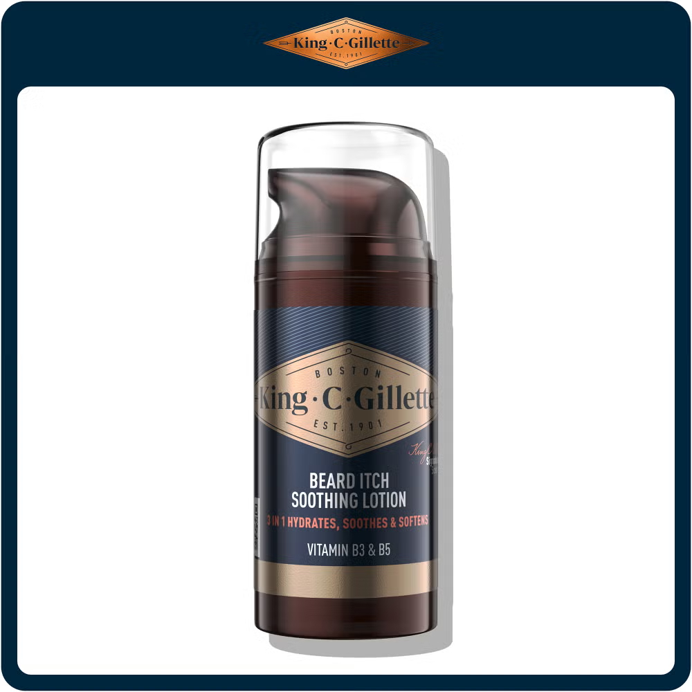 King C. Gillette Itch Relief Lotion 100ml with Menthol Image 1